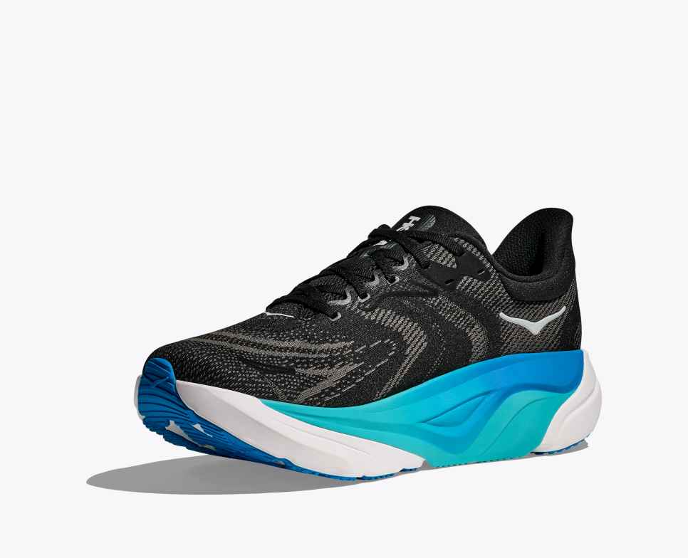 HOKA Mens - Arahi 8 WIDE Black/Skyward Blue