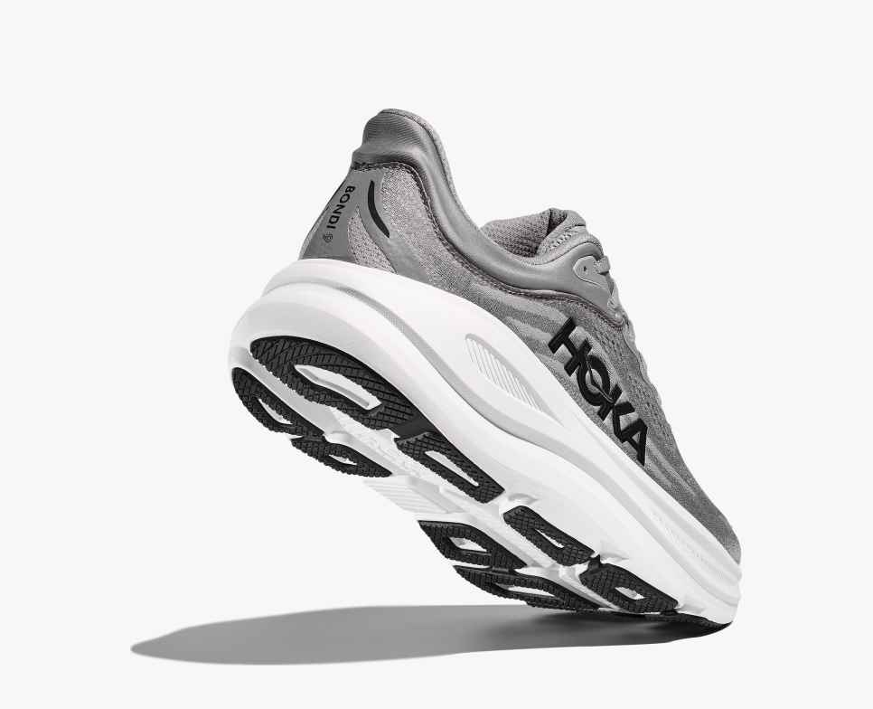HOKA - Mens Bondi 9 X-Wide Galactic Grey / Stellar Grey
