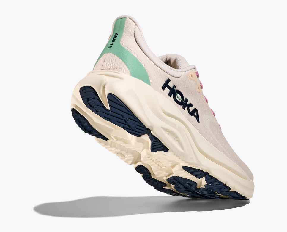 Hoka Womens Arahi 8 - Rose Cream/Alabaster