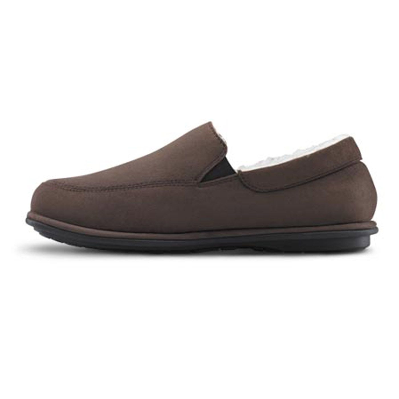 Dr Comfort Mens Relax Slipper - Chocolate