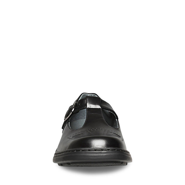 Clarks Ingrid Senior - Black Hi-Shine