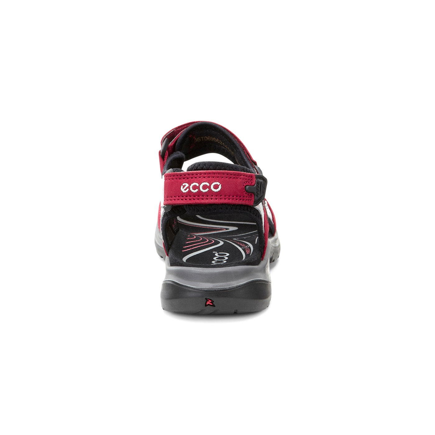 ECCO Womens Offroad Yucatan Standard Width - Chili Red / Concrete / Black