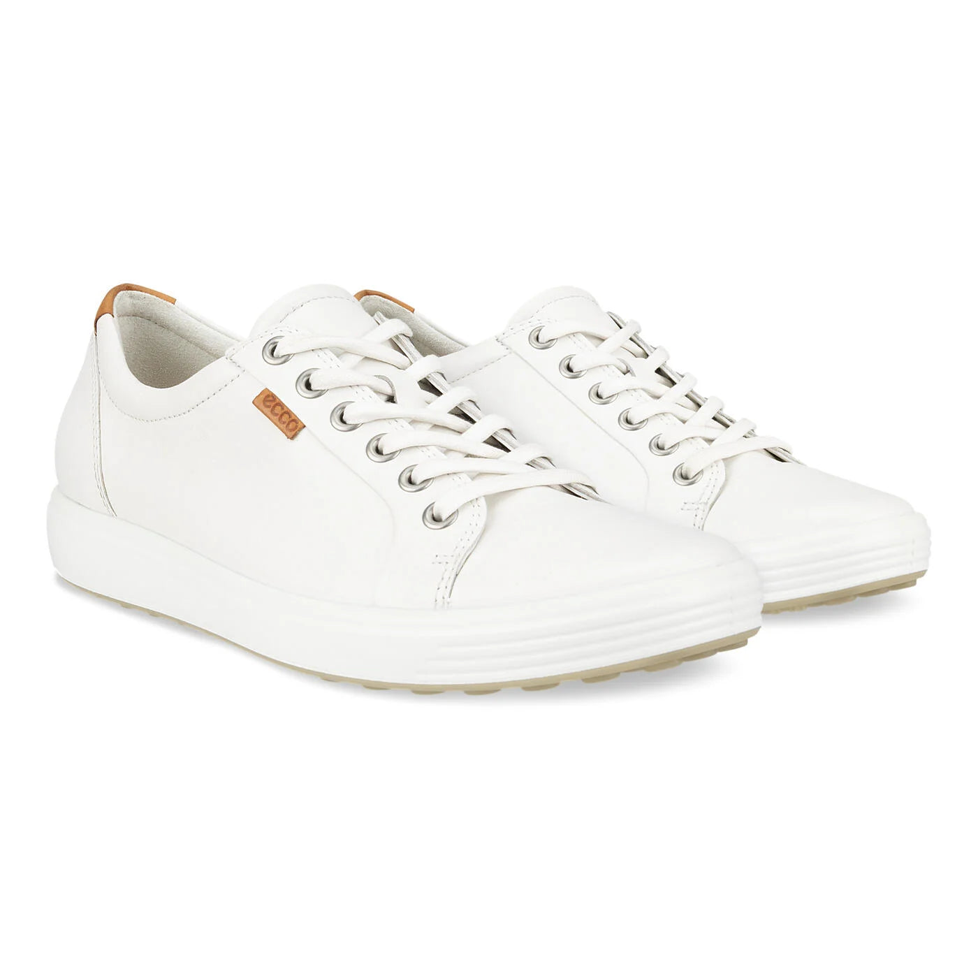 ECCO Womens Soft 7 Standard Width - White / White